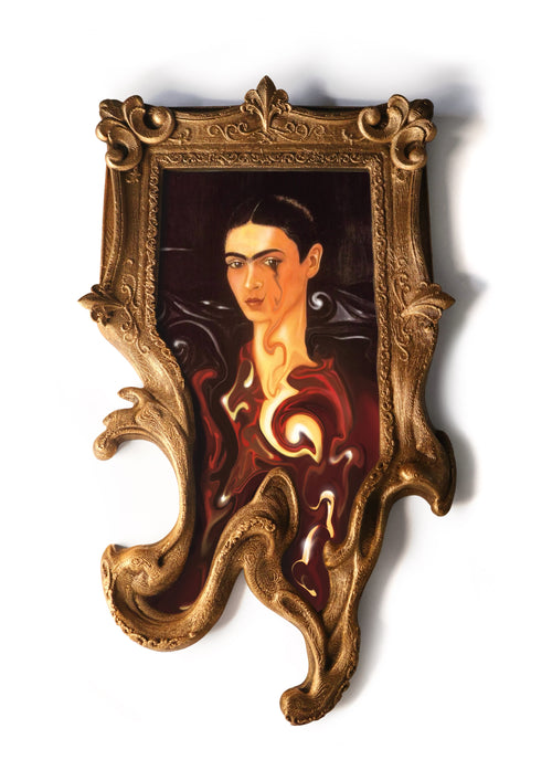 Cadre ornement doré Fridah Kahlo