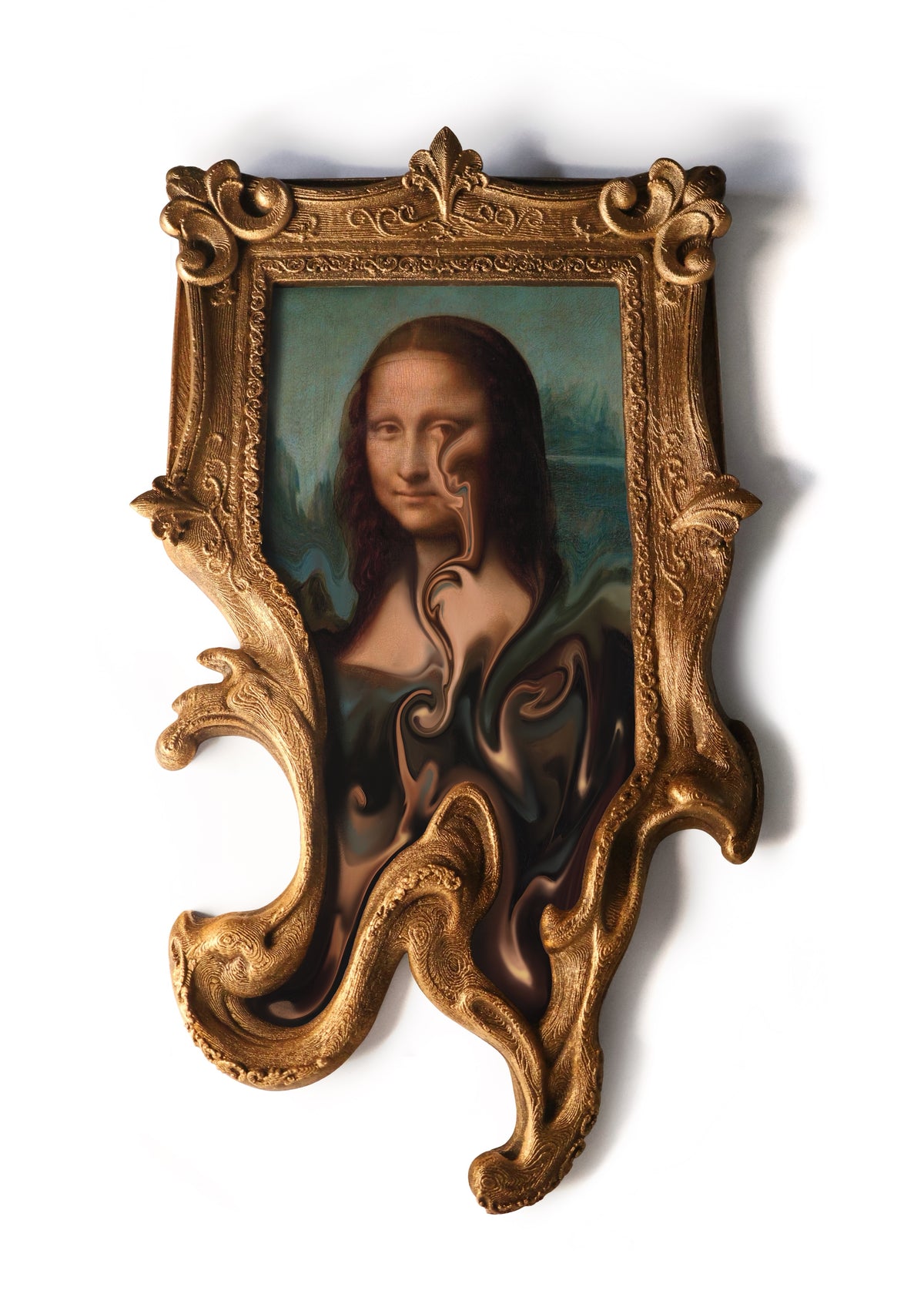 Cadre coulant joconde or